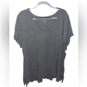 Lane Bryant Gray Short Sleeve Tee